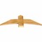 Ekena Millwork Bellingham Rough Sawn Timber Gable Bracket, Western Red Cedar, 48"W x 16"H x 2"D x 6"F, 8/12 Pitch GBW048X16X0206BEL00RWR - alternate 4
